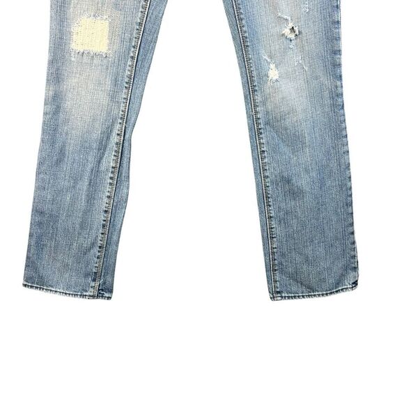 Sz 4R vintage low rise y2k American Eagle 77 Straight Denim Jeans  ae77 - Picture 2 of 15
